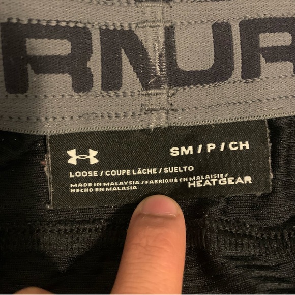 Under Armour Mens Black Shorts Small - Picture 4 of 4